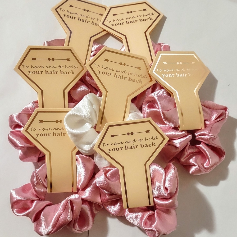 Bridal Scrunchie Set 7 New - Picture 3 of 6